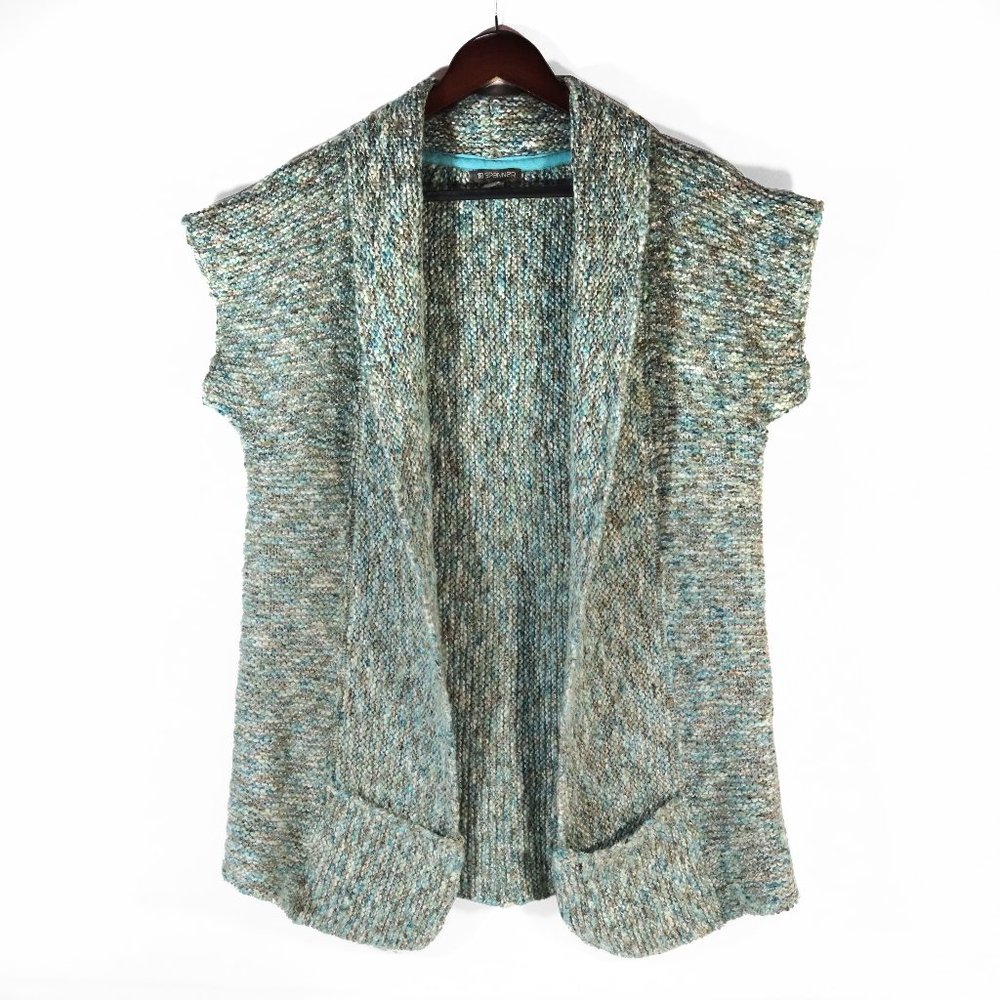 Spanner Short Sleeve Cardigan Knit Vest